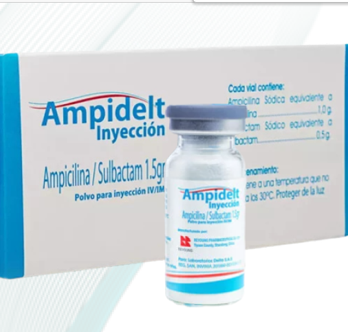 AMPICILINA + SULBACTAM 1,5GR