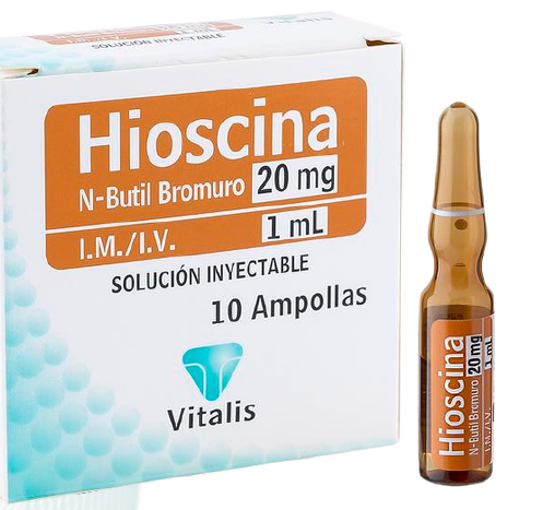 HIOSCINA BUTIL BROMURO 20MG/1ML