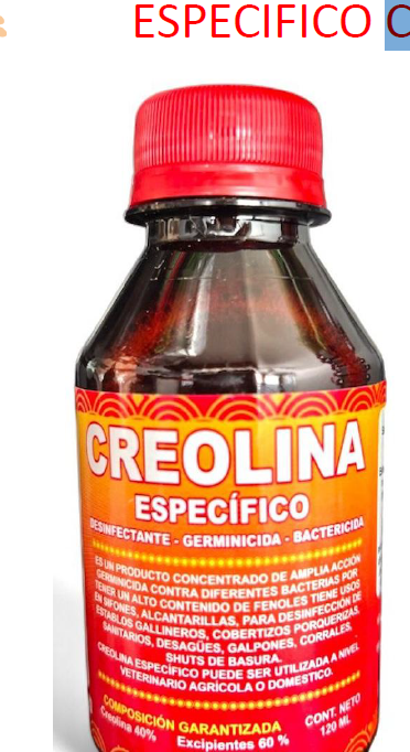 ESPECIFICO CREOLINA FRASCO 120 ML
